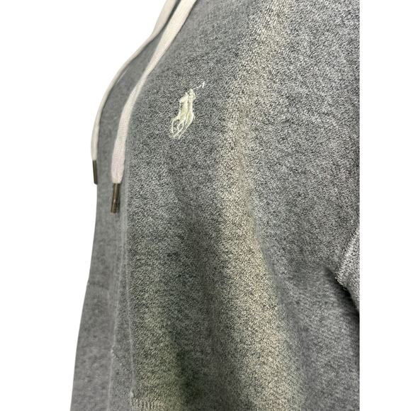 Polo Ralph Lauren gray long sleeves full zip hoodie jacket size Medium - Picture 9 of 12